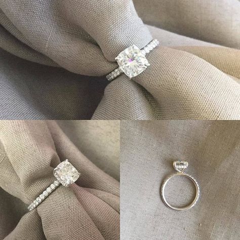 A slice of perfection! ❤ 😍 Double tap if this could be your dream ring ... . . Ring via @debebians Via @thecaratclub . . #ring #savethedate… Lab Diamond Engagement Ring, Future Mrs, Lab Grown Diamonds Engagement, Ring Moissanite, Back Jewelry, Jewelry Outfit, Dream Ring, Moissanite Rings, Fashion Accessories Jewelry