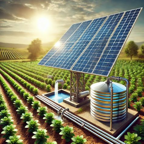 How to Design a Solar-Powered Water Pump System for Agricultural Applications Solar Powered Water Pump, Water Pump System, Solar Pump, Modern Agriculture, Pv Panels, Pv System, Sustainable Technology, Solar Inverter, Electrical Energy