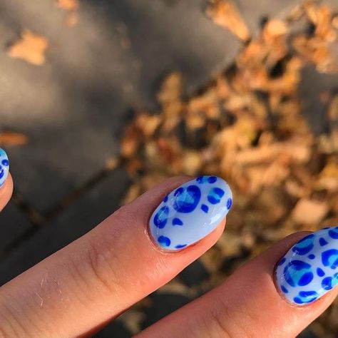 Daisy Marsden on Instagram: "A colourful spin on the classic leopard print & I loveeee 😍 🐆 ▪️ ▪️ ▪️ ▪️ ▪️ ▪️ ▪️ 💘 #nails #nailart #nailsofinstagram #u #manicure #nail #beauty #gelnails #nailstagram #nailsonfleek #instanails #nailsoftheday #inspire #nailstyle #naildesign #nailswag #nailsart #naildesigns #acrylicnails #nailpolish #as #love #gel #unhas #glitternails #nailtech #gelpolish #nailartist #nailsnailsnails #bhfyp" Coloured Leopard Print Nails, Blue Leopard Print Nails, Blue Leopard Nails, Animal Print Nails Art, Cheetah Nails, Leopard Print Nails, Print Nails, Leopard Nails, Animal Print Nails