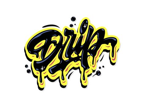 Cartoon Of Yourself, Graffiti Lettering Alphabet, Drip Art, Drip Design, Graffiti Style Art, Shirt Design Inspiration, Graffiti Drawing, Interior Design Art, Graffiti Styles