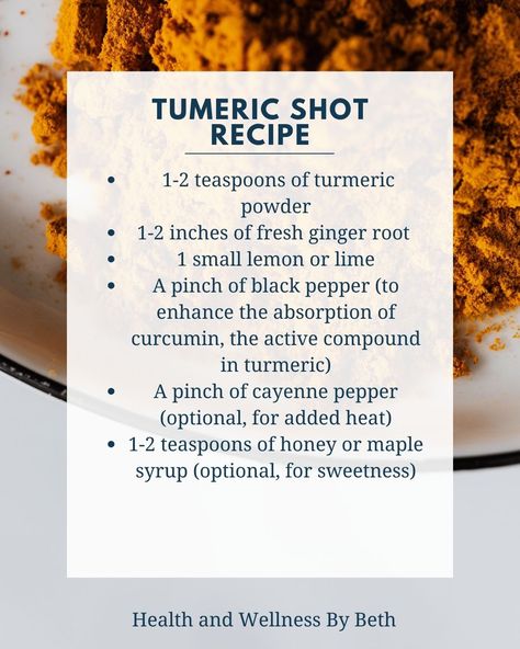 Ginger Shot Recipe, Raw Turmeric, Organic Turmeric Powder, Turmeric Shots, Herbal Remedies Recipes, Turmeric Recipes, Wellness Shots, Home Health Remedies, Shot Recipes