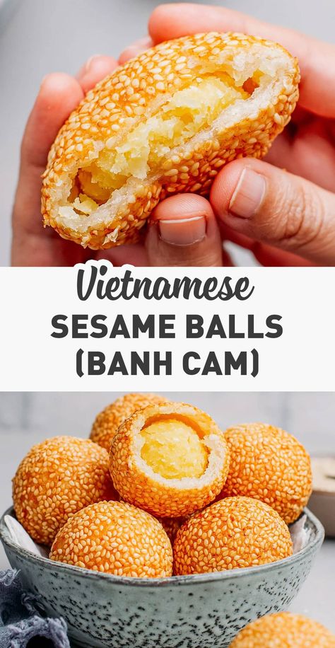 Che Recipe Vietnamese, Thai Appetizer Recipes, Vietnamese Desserts, Sesame Balls, Hmong Food, Dream Restaurant, Lao Food, Yum Cha, Rice Dumplings