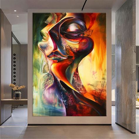 This style of Salvador Dali canvas wall art is the best way to change your rustic decor for home and office atmosphere.  Surrealist art is perfect solution for your home and canvas wall art living room decor.  This Salvador Dali melting woman style canvas print brings elegance to your farmhouse wall decor.  Extra large wall art best animal lover gift for your friends or family. ▶ I offer you High quality prints on High quality cotton canvas! IMPORTANT ▶ You can click the images to see the details of the painting, it has the rich unique texture.  ▶ These are high quality prints on waterproof coated Cotton Canvas.  ▶ Weight of canvas is 380 GSM. With Canon print quality, the prints look exquisite.  ▶ These prints are also UV and fade proof and look beautiful in both normal picture frames or Office Atmosphere, Salvador Dali Art, Dali Art, Surrealist Art, Canvas Wall Art Living Room, Hallway Art, Grand Art Mural, Resin Furniture, Woman Style