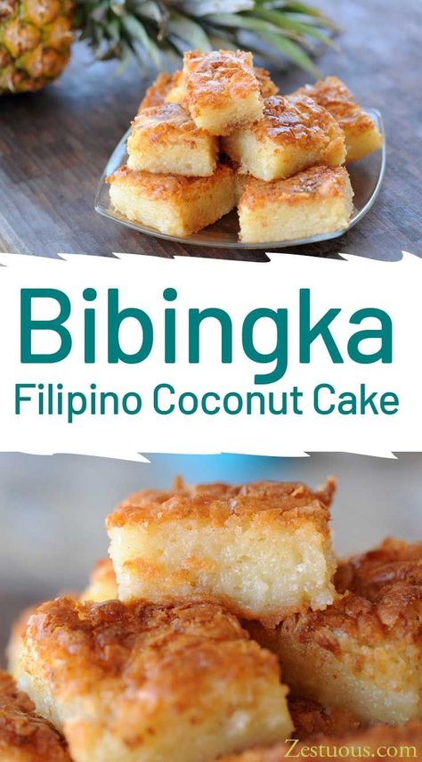 Bibingka Fancy Baking, Simple Cakes, Filipino Food Dessert, Snack Cakes, Wild Goose, White Cakes, Sweet Cooking, Apple Dessert, Recipes For