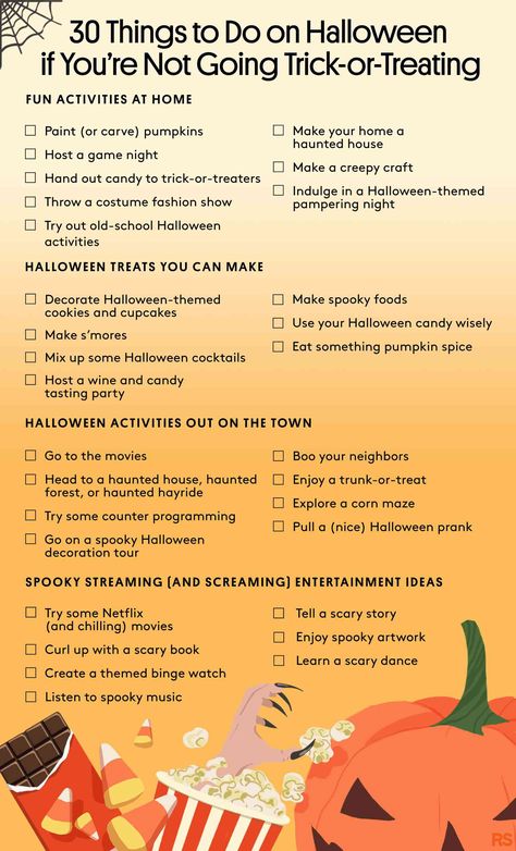 30 Things to Do on Halloween if You're Not Going Trick-or-Treating Things To Do On Halloween, Halloween Sleepover, Fun Halloween Activities, Spooky Food, Halloween Cans, Halloween Cocktails, Sleepover Activities, Tasting Party, Halloween This Year