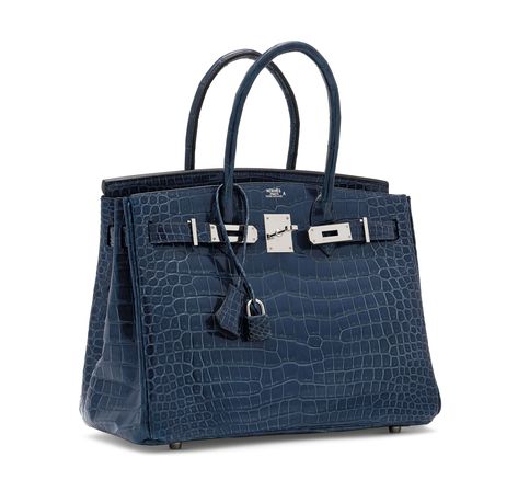 A SHINY BLEU ROI POROSUS CROCODILE BIRKIN 30 WITH PALLADIUM HARDWARE | HERMÈS, 2004 | 21st Century, bags | Christie's Blue Birkin, Tas Hermes, Navy Girl, Sacs Design, Fancy Bags, Vintage Mode, Pretty Bags, Hermes Handbags, Hermes Bags