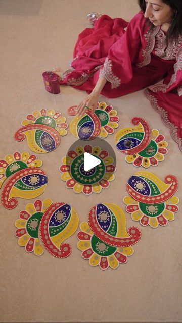 Creative Concepts| CUSTOMISED GIFTING SOLUTIONS LUDHIANA on Instagram: "✨ Elevate your festive décor with our ONE-MINUTE RANGOLI! 

🎨 This ready-made beauty, adds a touch of elegance to any celebration. Perfect for busy schedules—just place these, and your space is festival-ready! 

🕉️ Make every moment magical with effortless artistry.

—

DM | WhatsApp to make your days more special

Follow @creativeconcepts195
.
.

{trending reels, small business, One Minute Rangoli,Festive Decor, Rangoli Design, Home Decor, Diwali decor, ganpati pooja, guruji Satsang, readymade rangoli, lippan art, traditional art form, Gujarat }" Cardboard Crafts Decoration For Diwali, Lippan Art Rangoli, Readymade Rangoli Designs, Lippan Art Rangoli For Diwali, Cardboard Rangoli Designs, Ready Rangoli Designs, Trending Rangoli Design, Cardboard Rangoli, Rangoli Making