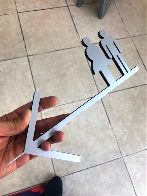 Wc Sign Design, Logo Wc, Logo Toilet, Modern Restroom, Toilet Logo, Toilet Signage, Bathroom Signage, Female Sign, Restrooms Signage