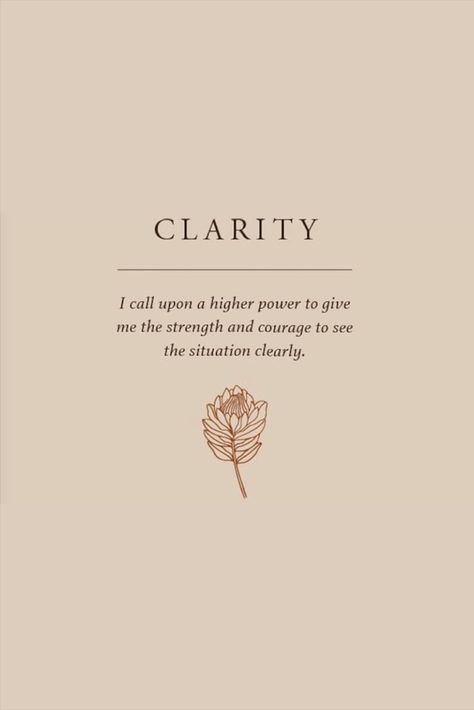 Quotes About Self Development, Quotes On Clarity, Self Strength Quotes, Quotes About Clarity, I Call My Power Back, Clarity Aesthetic, Higher Self Quotes, Clarity Quotes, Spiritual Motivational Quotes