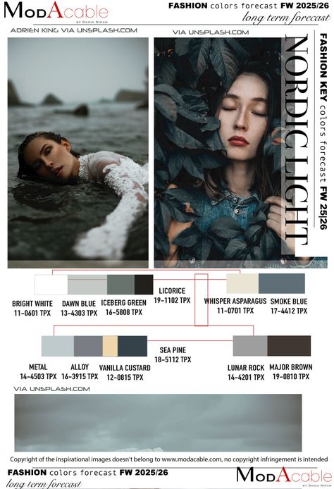 FW 25.26 color Nordic light - ModaCable Pantone Trends, Kidswear Trends, Knitwear Trends, Trend Fabrics, Color Forecasting, Fashion Trend Forecast, Outerwear Trends, Color Trends Fashion, Fashion Forecasting