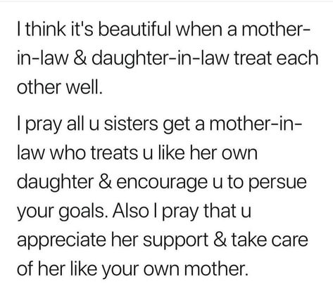 I absolutely adore my mother in law. We’ve come a long way and I’m so grateful shes become my second mom. I love her ❤️🤗 In Laws Quotes Family Love, In Law Quotes, Mother In Law Quotes, Godly Mother, I Love My Mother, Law Quotes, Mom Life Quotes, Worth Quotes, Words Of Wisdom Quotes