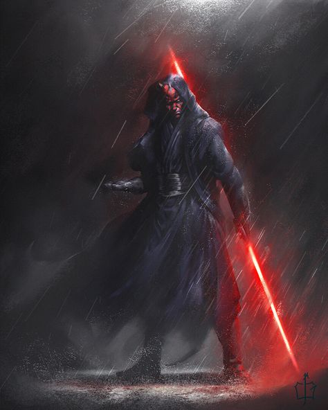 Dark Maul, Star Wars Illustration, Star Wars Villains, Anakin Vader, Star Wars Background, Star Wars Sith, Dark Vador, Heroic Fantasy, Cuadros Star Wars