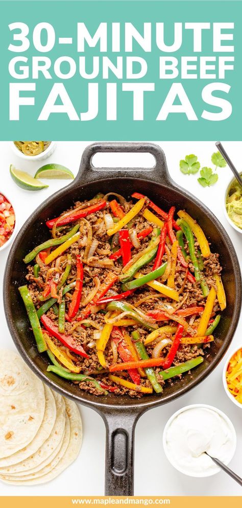 Ground Beef Fajitas, Fajita Bowl Recipe, Beef Fajita Recipe, Ground Beef Seasoning, Low Carb Soup Recipes, Homemade Fajita Seasoning, Beef Fajitas, Easy Ground Beef, Best Low Carb Recipes