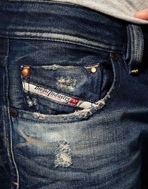 Diesel Jeans! Worth every penny. Mens Jeans Pockets, Diesel Jeans Mens, Diesel Logo, Diesel Industry, Denim Inspiration, Brand Icon, Denim Ideas, Denim Wear, Moda Jeans