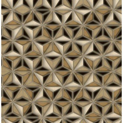 George Oliver Milton 33' L x 20.5" W Texture Wallpaper Roll Color: Black/Gold Gray Gold Wallpaper, Gold And Black Wallpaper, Transitional Wallpaper, Western Wallpaper, Geo Wallpaper, Abstract Wallpapers, Contemporary Color Palette, Texture Wallpaper, Embossed Wallpaper