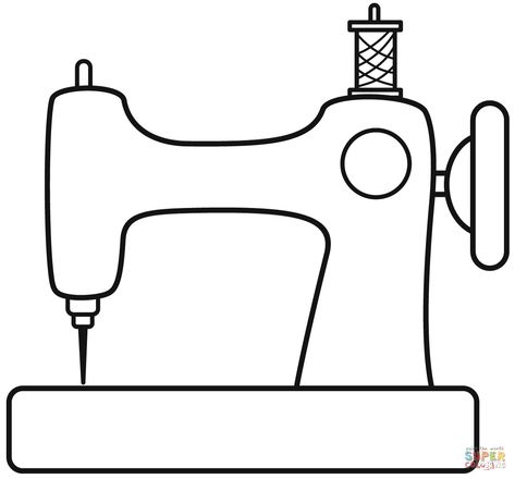 Sewing Machine coloring page from Technology categorySelect from 70583 printable crafts of cartoonsnatureanimalsBible and many more. Sewing Pictures Free Printable, Picture Of Sewing Machine, Sewing Machine Applique Template, Applique Sewing Machine, Sewing Machine Pictures Clip Art, Sewing Machine Clipart Free Printable, Sewing Machine Images Free Printable, Drawing Of Sewing Machine, How To Draw A Sewing Machine