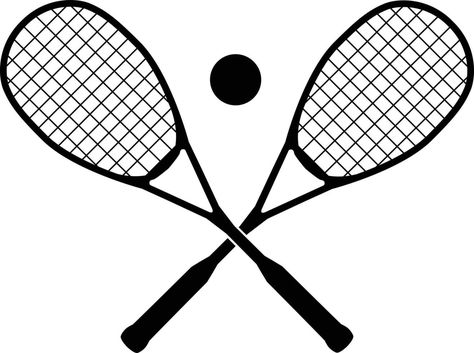 Squash Rackets, Flat Style, Fashion Flats, Vector Art, White Background, White, Quick Saves