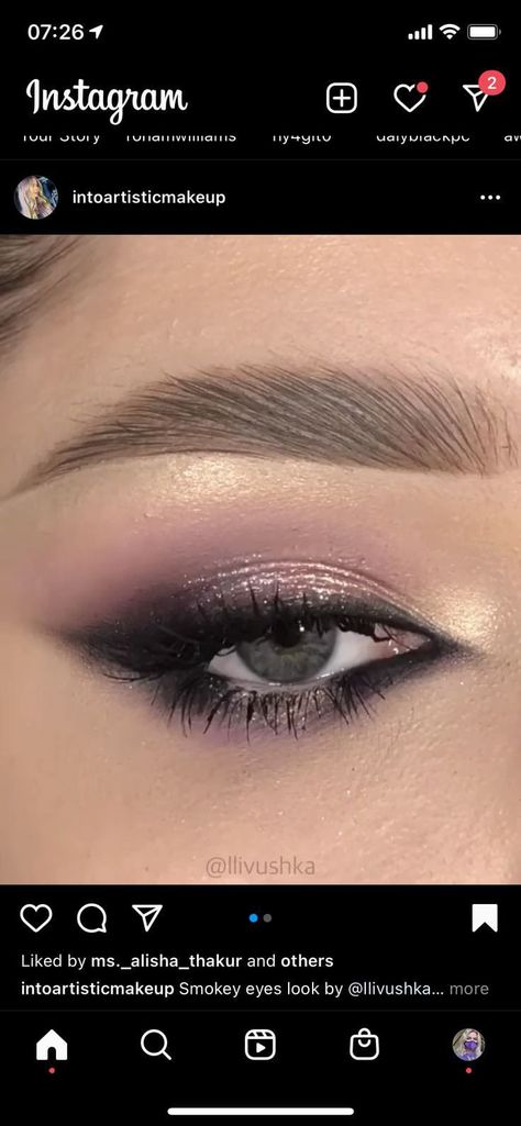 Dark Smokey Eye Makeup Green Eyes, Natural Black Smokey Eye, Smokey Eye With Cat Eyeliner, Black Smokey Wing Eye Makeup, Prom Makeup Dark Eyeshadow, Makeup That Looks Good With Black Dress, Smoky Almond Eye, Black Winged Smokey Eye, Black Smokey Eyeliner Look