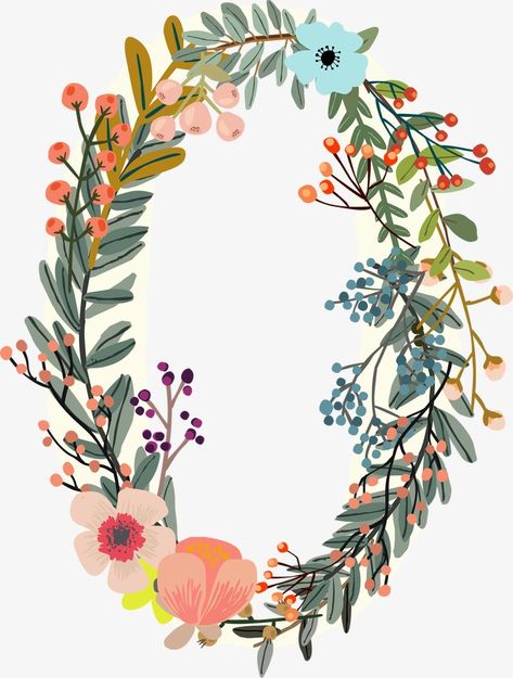 Digital Flower Art, Xperia Wallpaper, Wedding Artwork, Font Png, Digital Flower, Wreath Drawing, Watercolor Lettering, Flowers Digital, Illustration Art Drawing