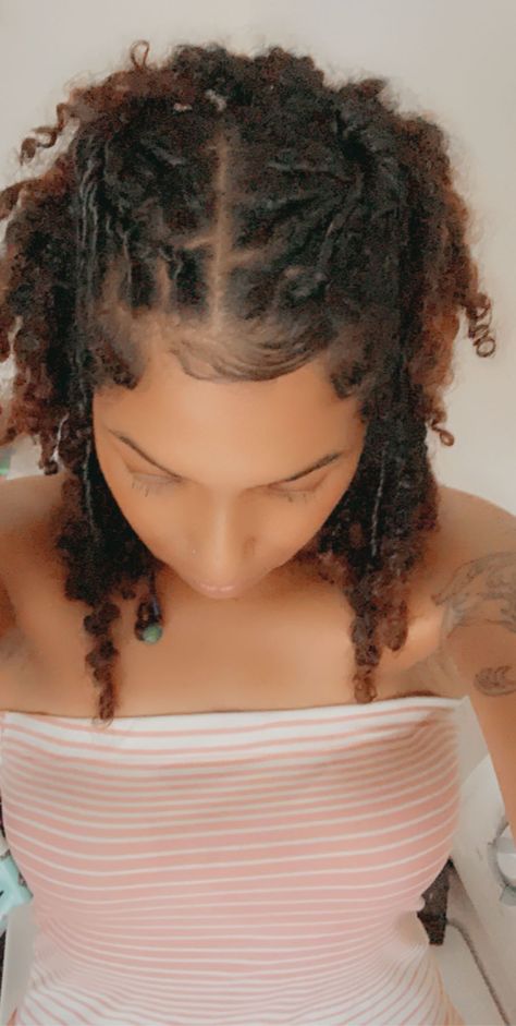 Loving my locs I need this grounding right now 3b Locs Natural Hair, 3b Locs, Natural Locs With Curly Ends, Hairstyles Faux Locs, Locs Curly Hair, Locs With Curly Ends, Locs Natural Hair, Hairstyles Locs, Loc Ideas