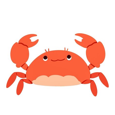 Cute crab clipart | Premium Psd #Freepik #psd #kawaii-animals #chibi #animal-stickers #kawaii-stickers Crab Clipart, Crab Drawing, Crab Cartoon, Crab Illustration, Ocean Clipart, Pc Holder, Stickers Kawaii, Kawaii Animals, Kawaii Stickers