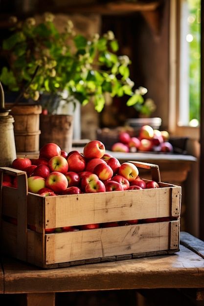 Pomme Aesthetic, French Pastries Recipes, Realistic Photos, Apple Farm, Apple Boxes, French Pastry, Down On The Farm, French Pastries, Stationery Templates