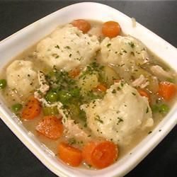 Dumplings | "These are my favorite recipe for dumplings hands down! Thick and fluffy- yummy!" Irish Chicken, Easy Dumplings, Homemade Dumplings, Dumplings For Soup, Dumplings Recipe, Soup And Stew, Hungarian Recipes, Dumpling Recipe, Chicken And Dumplings