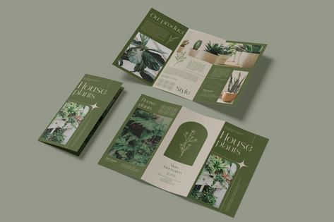 House Plant Shop Trifold Brochure, Print Templates ft. advertising & green - Envato Plant Brochure, Pubmats Ideas, Black Friday Flyer, Trifold Brochure Design, Brochure Print, Dancing Day, Plant Shop, Sale Flyer, Real Estate Flyers