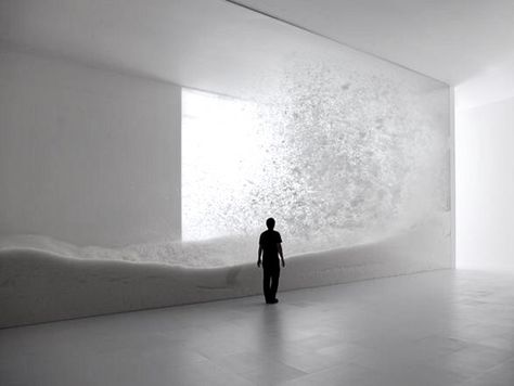 Tokujin Yoshioka, Snow Art, Exhibition Space, Light Installation, Japanese Artists, Exhibition Design, 인테리어 디자인, Installation Art, Art Museum