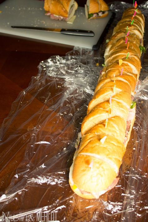 Subs For A Crowd Parties, Party Sub Sandwiches Ideas, Sub Sandwiches For A Crowd, Sub Sandwich Bar Ideas Party, Party Subs For A Crowd, Sub Sandwich Ideas Party, Sub Sandwich Bar, Party Subs, Big Sandwich