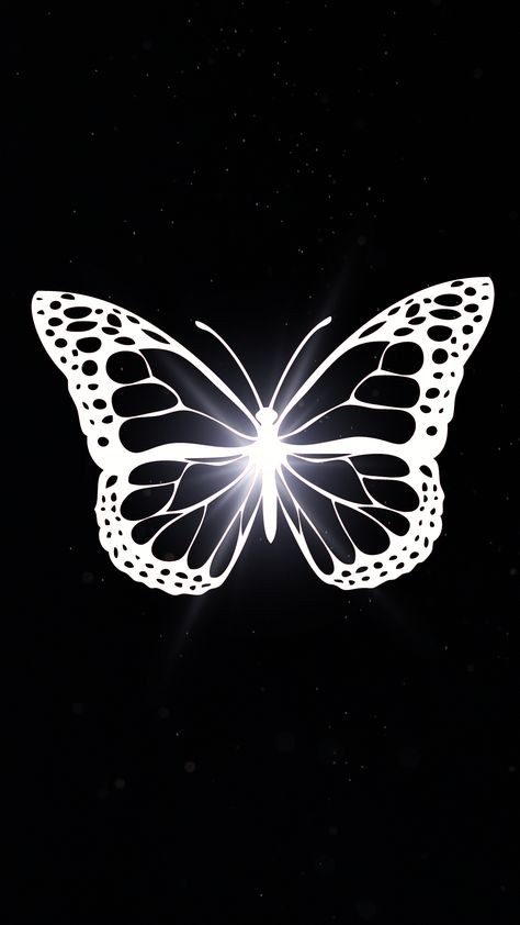 Watermark Logos For Editors, Butterfly Iphone Wallpaper, Watermark Logos, Butterfly Icon, Hair Style Korea, Style Korea, White Butterfly, Art Clothes, Iphone Wallpaper