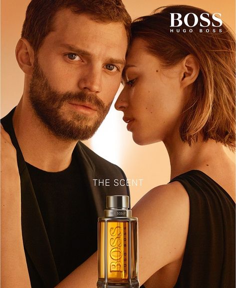 Boss The Scent taps actor Jamie Dornan and model Birgit Kos for advertising campaign Hugo Boss Perfume, Hugo Boss Fragrance, Perfume Ads, Designer Perfumes, Seductive Perfume, Fragrance Campaign, Boss The Scent, Fragrance Ad, Spicy Fragrance