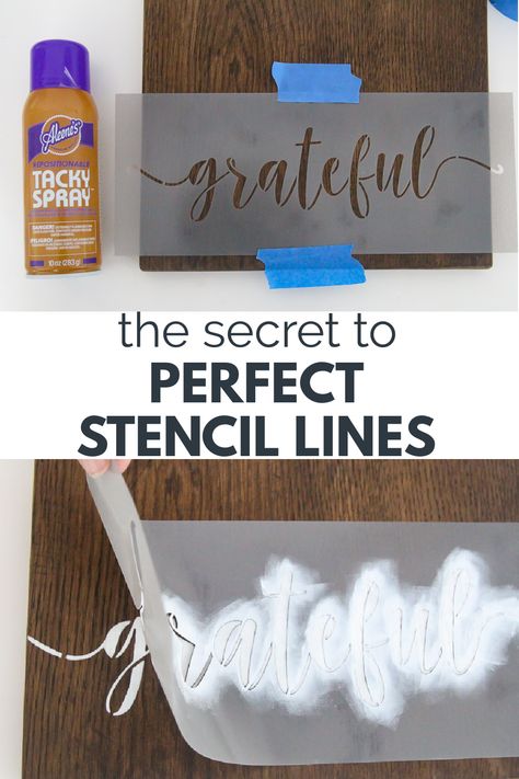 Stencil On Wood Wooden Signs, Cricut Paint Stencil, How To Make Stencils For Painting, Wood Stencil Designs, Sign Making Diy, How To Use Stencils, How To Make A Stencil Diy, How To Stencil, How To Make Your Own Stencils