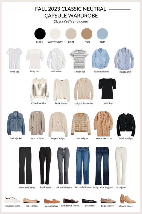 Capsule Wardrobe 2025 Fall/winter, Elegant Capsule Wardrobe, Neutral Color Outfits, Neutral Fall Outfits, Fall Winter Capsule Wardrobe, Neutral Capsule Wardrobe, Capsule Wardrobe Women, Classic Capsule Wardrobe, Classy Yet Trendy