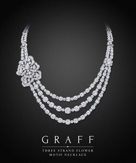 Graff Graff Jewelry, Swan Design, Graff Diamonds, Diamond Necklace Designs, Bridal Diamond Jewellery, Diamond Necklace Set, Solitaire Pendant Necklace, Diamond Jewelry Necklace, Diamond Necklaces