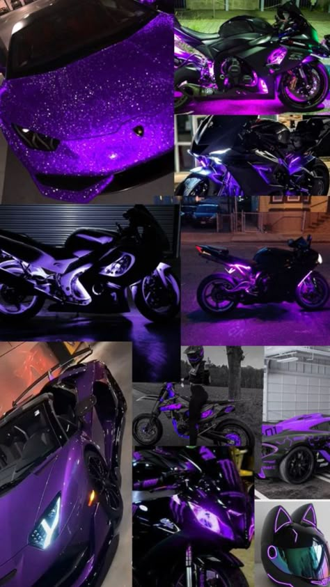 Purple Motorcycle, Purple Bike, Motorcycle Guy, Motos Yamaha, Motocross Love, Motorcross Bike, Custom Sport Bikes, Bike Aesthetic, Motorcycle Aesthetic