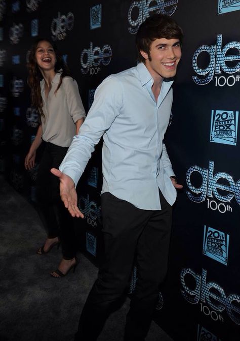 Blake Jenner and Melissa Benoist Ryder Lynn, Big Bang Theory Quotes, Blake Jenner, Blaine And Kurt, Archie And Betty, Stiles And Lydia, Glee Fashion, Theatre Geek, Chateau Marmont