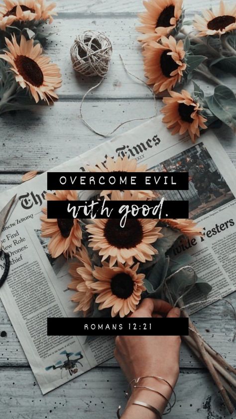 Be not overcome of evil, but overcome evil with good. Romans 12 21, Overcome Evil With Good, Verses Wallpaper, Ayat Alkitab, Foto Tips, Romans 12, Hope Quotes, Bible Verse Wallpaper, Scripture Quotes