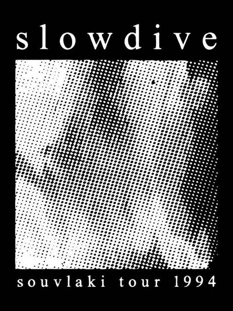 Room Posters Bands, Slowdive Poster Souvlaki, Pretty Sick Band Poster, Slowdive Poster Vintage, Whirr Posters, Black And White Band Posters, Punk Band Posters, Glare Band, Shoegaze Poster