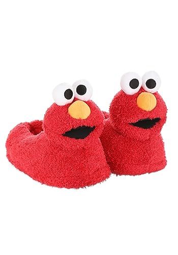 Elmo Characters, Elmo Face, Elmo Plush, Fun Slippers, Sesame Street Elmo, Sesame Street Characters, Red Slippers, Plush Slippers, Comforters Cozy