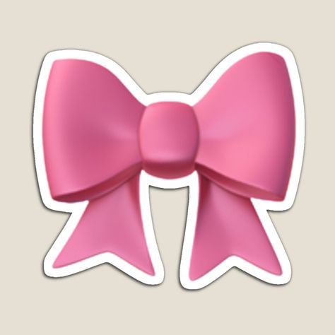 Get my art printed on awesome products. Support me at Redbubble #RBandME: https://www.redbubble.com/i/magnet/Coquette-Pink-Bow-Emoji-Sticker-by-MollyElynDesign/160366004.TBCTK?asc=u Cute Emoji Stickers, Bow Emoji, Fun Beauty Products, Bow Sticker, Iphone Stickers, Helps Fps, Coquette Pink, Emoji Stickers, Dibujos Cute