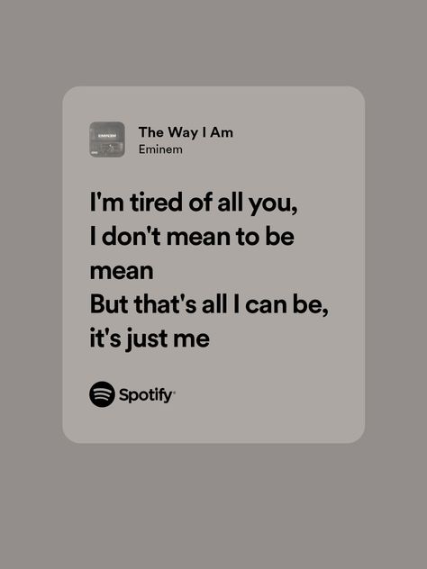 Eminem Songs Aesthetic, Eminem Quotes Lyrics Songs, Eminem Lyrics Aesthetic, Deep Music Lyrics, Eminem Quotes Wallpaper, Eminem Spotify Lyrics, Eminem Lyrics Quotes, Eminem Wallpapers Lyrics, Eminem Quotes Lyrics