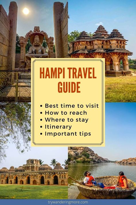 Hampi Itinerary, Hampi Photography, Karnataka Travel, Hampi Karnataka, Hampi India, Travel India Beautiful Places, India Travel Places, 3 Days Trip, Temple Photography