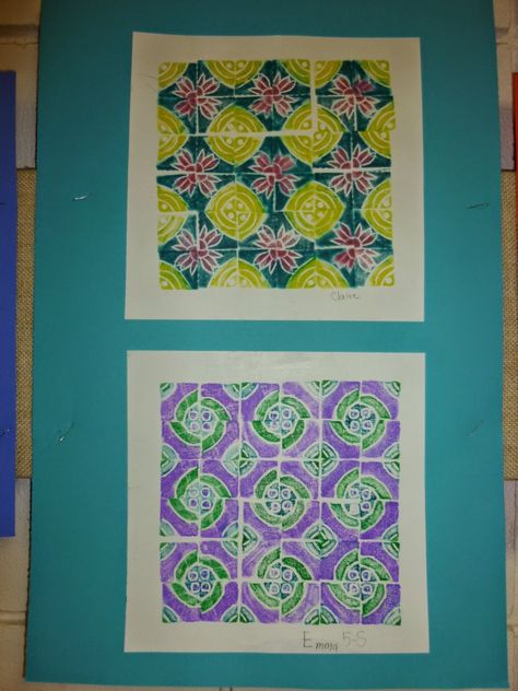 Radial Printmaking Lesson, Printmaking Elementary Art Lesson, Middle School Printmaking Projects, Elementary Printmaking, Printmaking Art Lesson, 6th Grade Art Lessons, 5th Grade Art Lessons, 5th Grade Art Projects, Printmaking Lessons