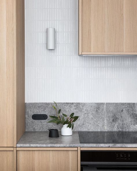 Living Room Bench Seating, Interior 2024, Kitchen Splashback Tiles, Hunter Street, Melbourne Street, Snow House, Desain Lanskap, Splashback Tiles, Kitchen Splashback