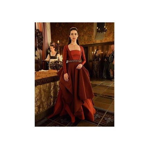 Reign's Adelaide Kane Talks Vintage Shopping And Sixteenth-Century... ❤ liked on Polyvore featuring adelaide kane and reign Frary Reign, Reign Outfits, Marie Stuart, Reign Mary, Reign Fashion, Reign Dresses, Mary Dress, Festive Outfits, Lucky Magazine