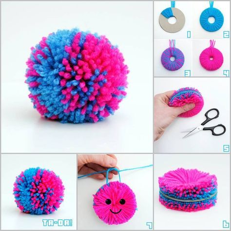 *** Petites Pépites **** est en cours de rédaction du Budget, de son utilité et du site où trouver chacun des matériaux.... A bientôt Pépita et Pépito <3 Kerajinan Diy, Diy Pom Poms, Christmas Room Decor Diy, Buat Pita, Diy Yarn, Diy Yarn Crafts, Pom Pom Crafts, Diy Bricolage, Diy And Crafts Sewing