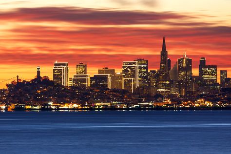 Sf Skyline, Drawing Tricks, Los Angeles Sunset, Skyline Image, Concrete Rose, City Skylines, City Sky, San Francisco City, San Francisco Travel