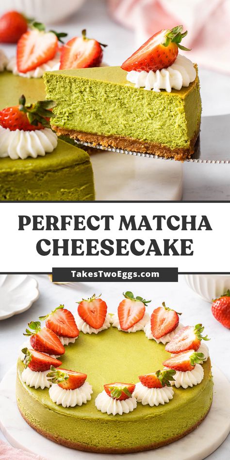 Matcha Tart, Matcha Cheesecake Recipe, Tea Cheesecake, Matcha Dessert Recipes, Green Tea Cheesecake, Matcha Baking, Cheescake Recipe, Matcha Green Tea Recipes, Matcha Cheesecake