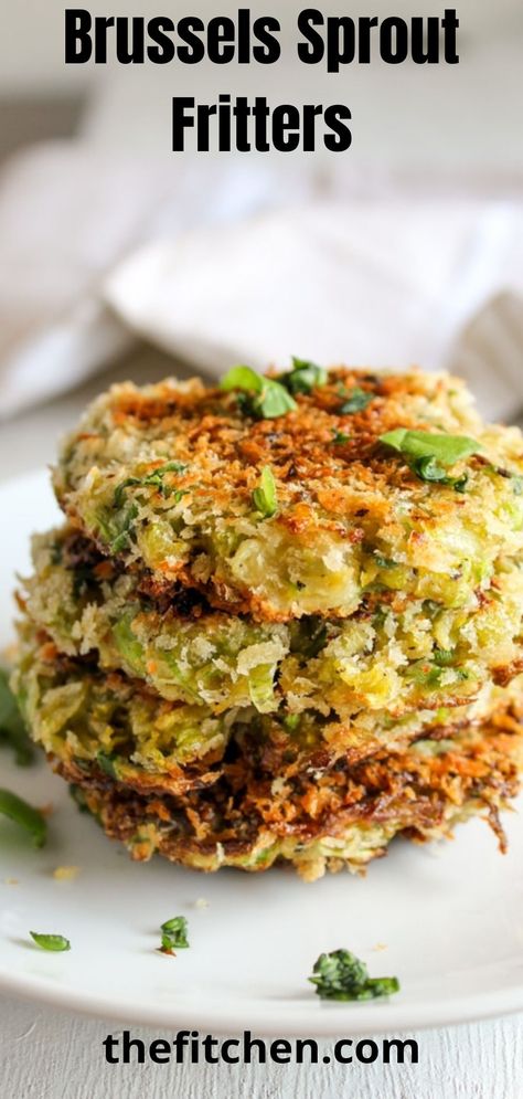 Brussels Sprout Fritters Brussel Sprout Fritters, Brussel Sprouts Breakfast, Brussel Sprout Hashbrowns, Brussels Sprouts Breakfast, Brussels Sprout Breakfast, Brussel Sprout Breakfast, Leftover Brussel Sprouts Recipe, Recipes Using Brussel Sprouts, Brussel Sprout Meals